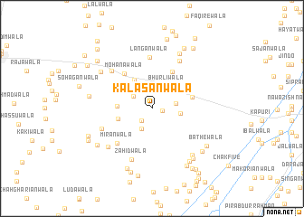 map of Kalāsanwāla