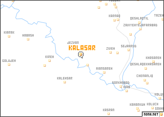 map of Kalā Sar