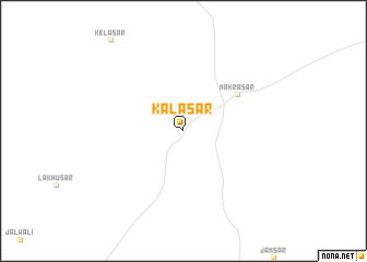 map of Kālasar