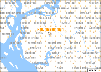 map of Kalasbhānga