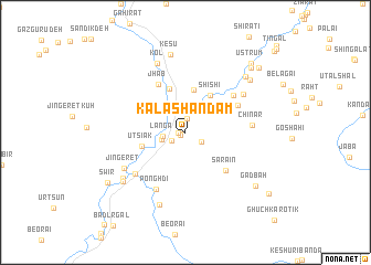 map of Kalashāndam