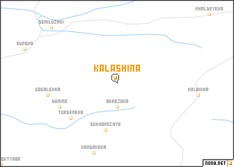 map of Kalashina