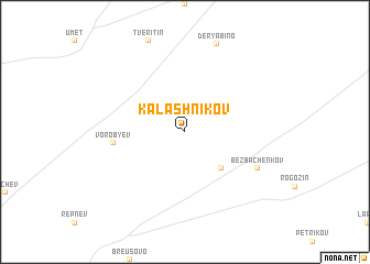 map of Kalashnikov