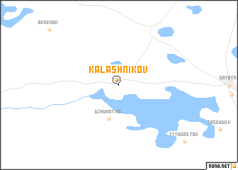 map of Kalashnikov