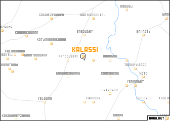 map of Kalassi