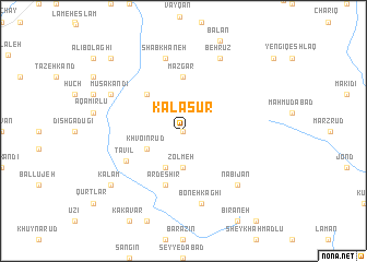 map of Kalāsūr