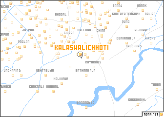 map of Kalāswāli Chhoti