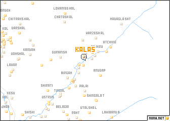 map of Kalās