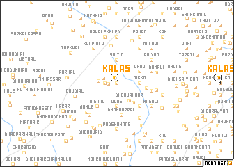 map of Kālas