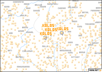 map of Kalas