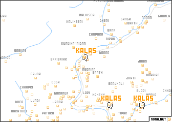 map of Kalas