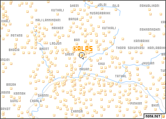 map of Kalas