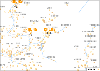 map of Kalas