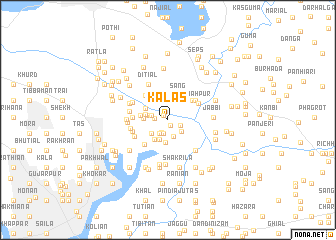 map of Kālas