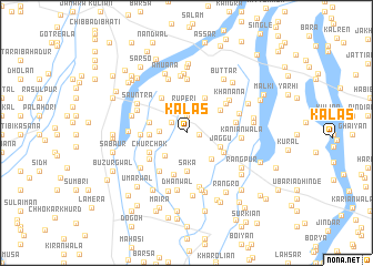 map of Kālas