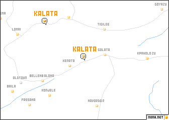map of Kalata