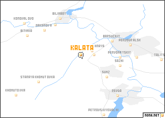 map of Kalata