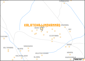 map of Kalāt-e Ḩājj Moḩammad