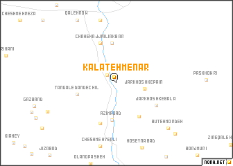 map of Kalāteh Menār