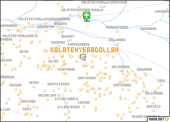 map of Kalāteh-ye ‘Abdollāh