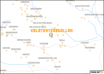 map of Kalāteh-ye ‘Abdollāh