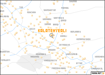 map of Kalāteh-ye ‘Alī