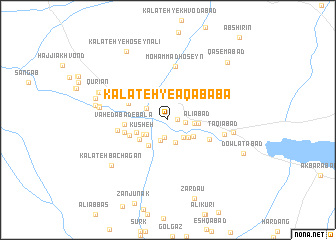 map of Kalāteh-ye Āqā Bābā