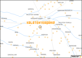 map of Kalāteh-ye Āqā Mīr