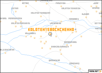 map of Kalāteh-ye Bachchehhā