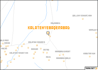 map of Kalāteh-ye Bāqerābād