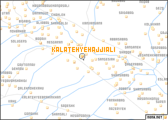 map of Kalāteh-ye Ḩājjī ‘Alī