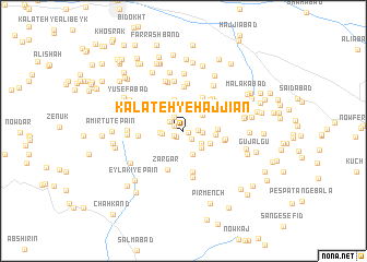 map of Kalāteh-ye Ḩājjīān