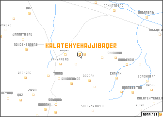 map of Kalāteh-ye Ḩājjī Bāqer