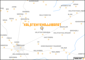 map of Kalāteh-ye Ḩājjī Barāt