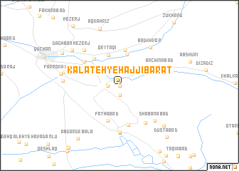 map of Kalāteh-ye Ḩājjī Barāt