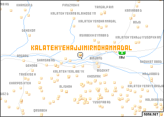 map of Kalāteh-ye Ḩājjī Mīr Moḩammad ‘Al
