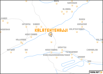 map of Kalāteh-ye Ḩājjī