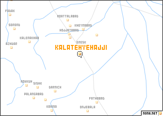 map of Kalāteh-ye Ḩājjī