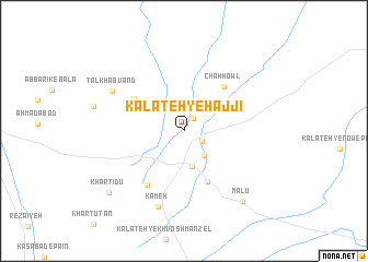 map of Kalāteh-ye Ḩājjī