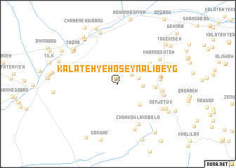 map of Kalāteh-ye Ḩoseyn ‘Alī Beyg