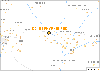 map of Kalāteh-ye Kāl Sār