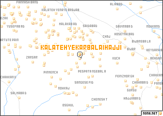 map of Kalāteh-ye Karbalā\
