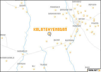 map of Kalāteh-ye Ma‘dan