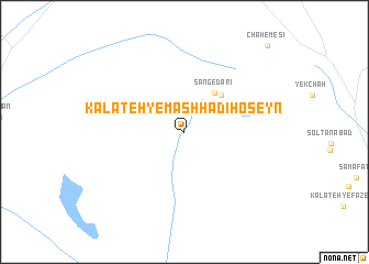 map of Kalāteh-ye Mashhadī Ḩoseyn