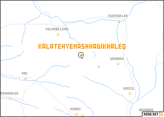 map of Kalāteh-ye Mashhadī Khāleq