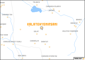 map of Kalāteh-ye Mīr Samī‘