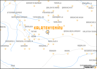 map of Kalāteh-ye Mīrū