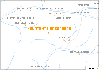 map of Kalāteh-ye Mīrzā ‘Abbās