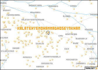 map of Kalāteh-ye Moḩammad Ḩoseyn Khān