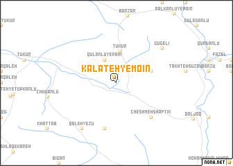 map of Kalāteh-ye Mo\